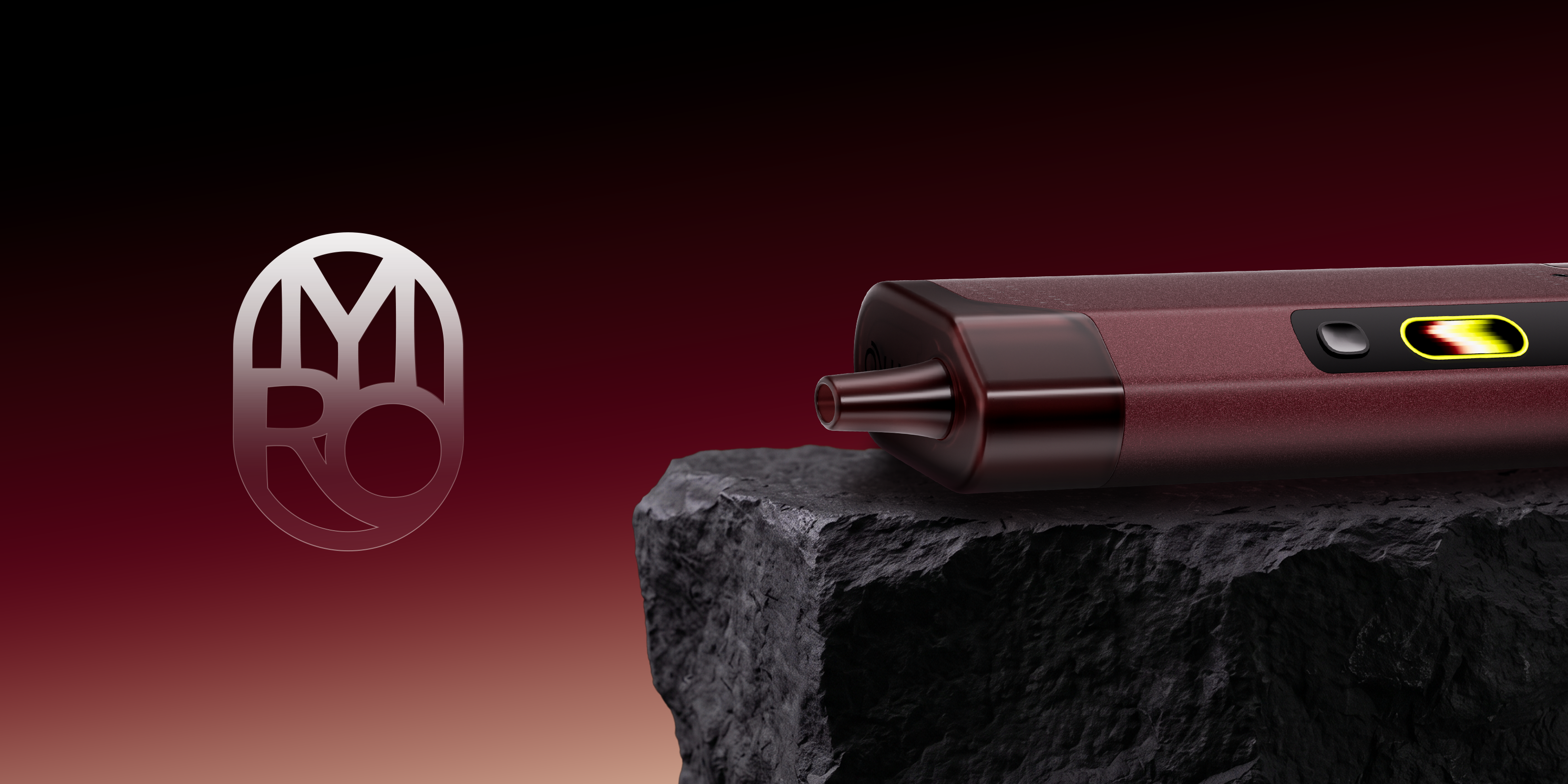 MYRO brand identity and SPACE device